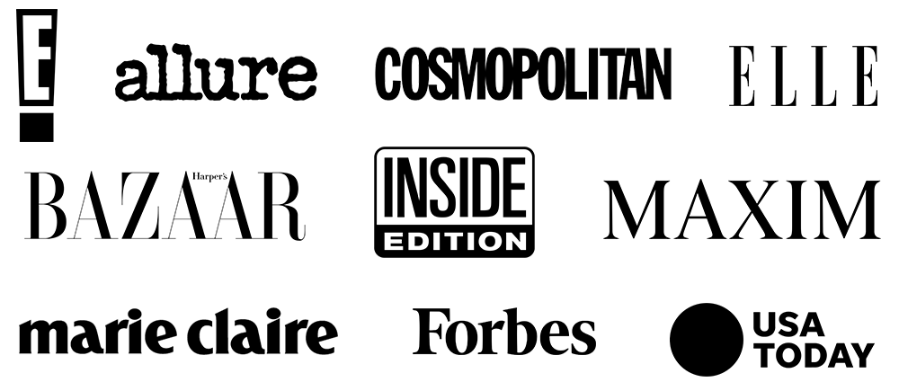 Logos of media channels and business that Dr. Lee has ben featured in
